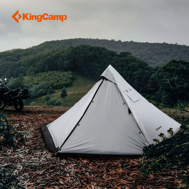 Load image into Gallery viewer, KingCamp Tipi Hot Tents with Stove Jack for 1-2 People