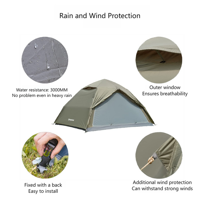 Load image into Gallery viewer, KingCamp Quick-Open Camping Tent