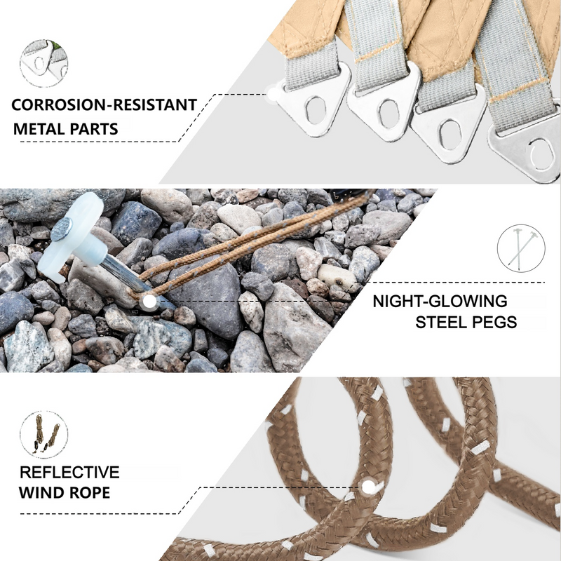 Load image into Gallery viewer, KingCamp Hexagonal T/C Camping Tarp