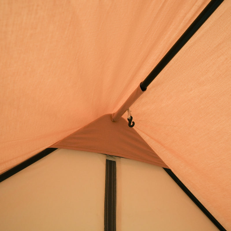 Load image into Gallery viewer, KingCamp MOUNTAIN IN C2 Canvas Cabin Tent 8' x 11' Wall Tent With Stove Jack