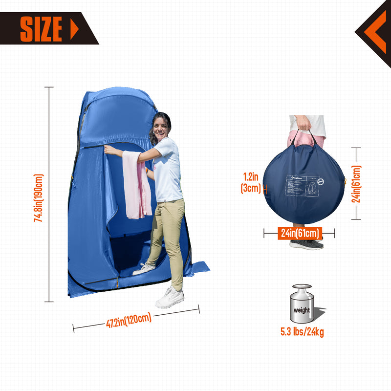 Load image into Gallery viewer, KingCamp Portable Showers & Privacy Enclosures