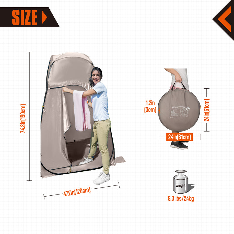 Load image into Gallery viewer, KingCamp Portable Showers & Privacy Enclosures