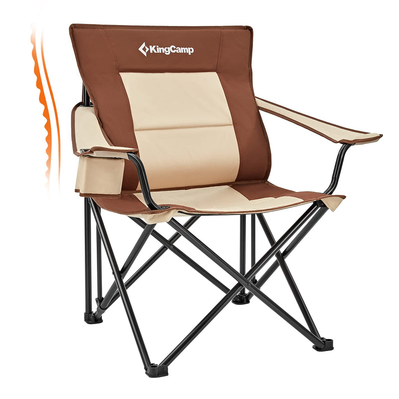 Cargue la imagen en el visor de la galería, Silla de camping plegable KingCamp con portavasos