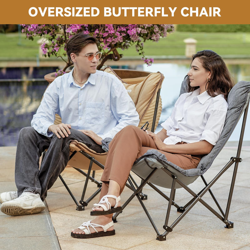 Load image into Gallery viewer, KingCamp Oversized Butterfly Camping Chair