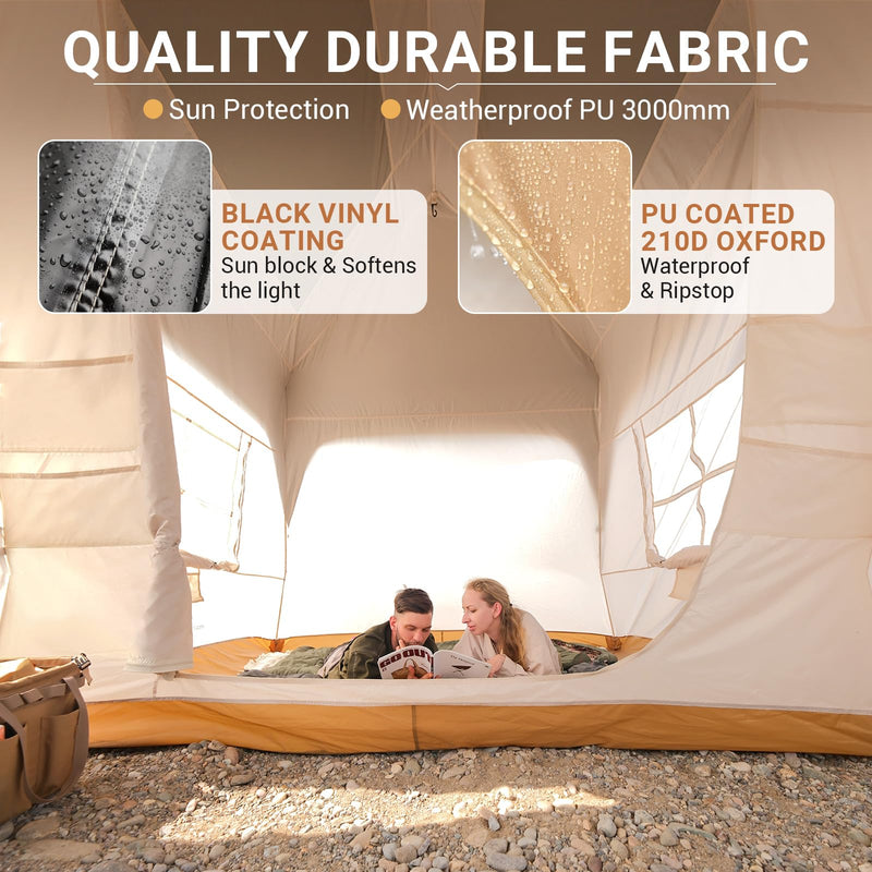 Load image into Gallery viewer, KingCamp MOUNTAIN IN T2 Instant Cabin Tent