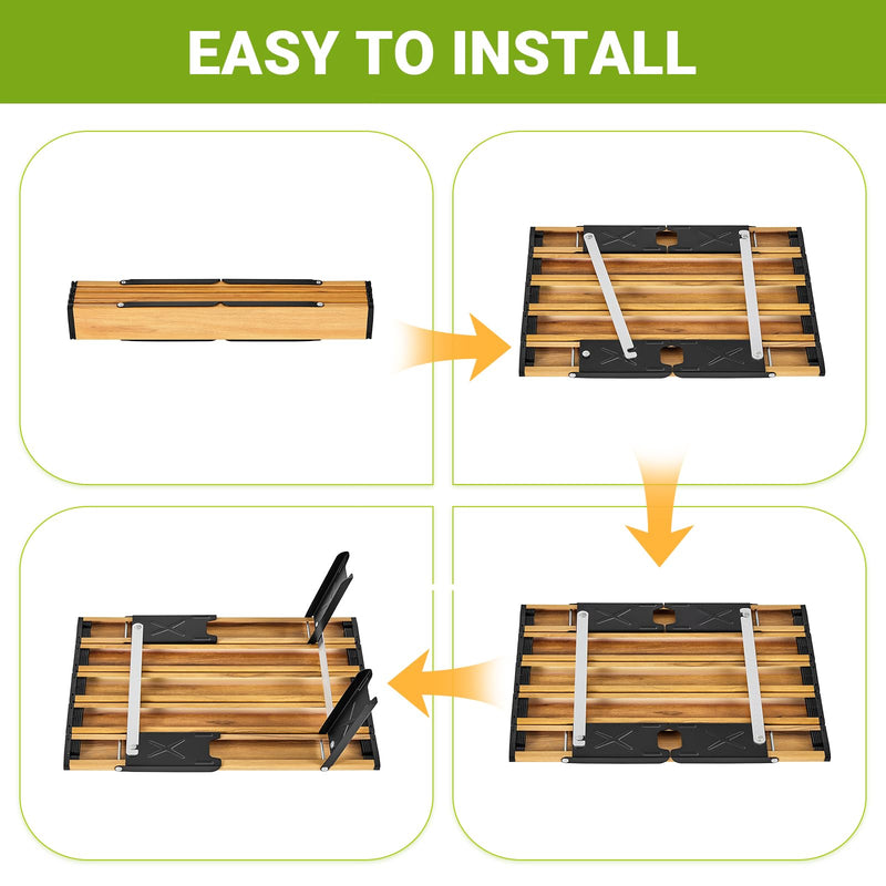 Load image into Gallery viewer, ATEPA Mini Alunium Table S/L Lightweight Camping Table