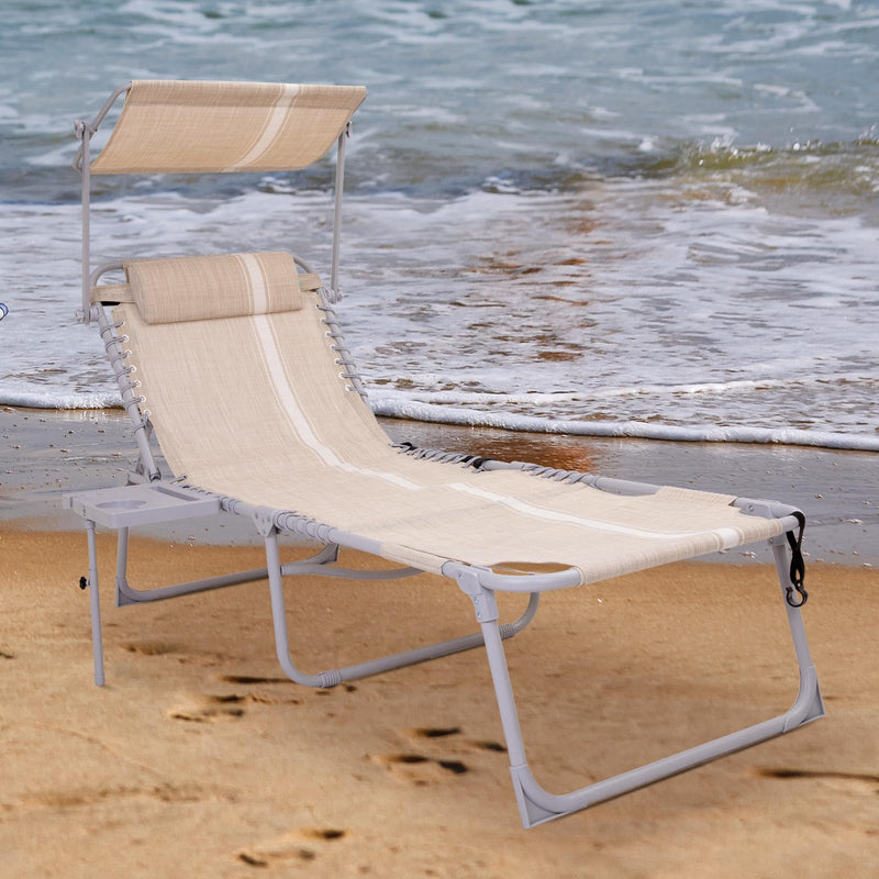 Load image into Gallery viewer, WEJOY Cool Lounge Chair Plus Folding Chaise Lounge Chair with Adjustable Back