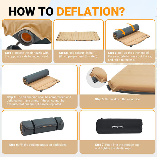 KingCamp DELUXE WIDE Self-inflatable Pad
