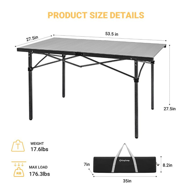 Load image into Gallery viewer, KingCamp GRANITE FOLDING TABLE Portable Camping Table
