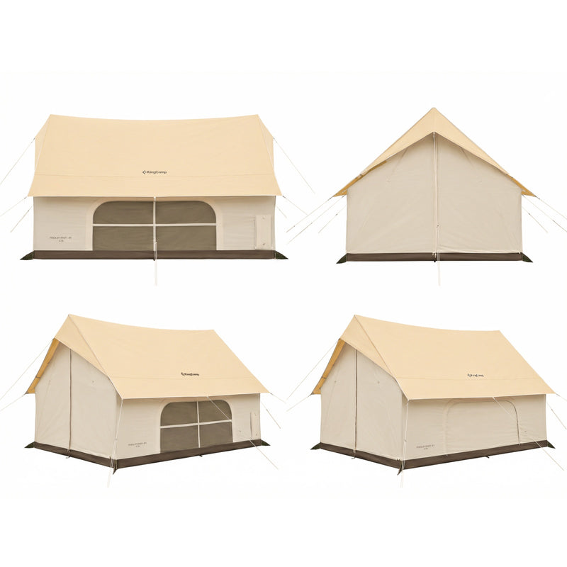 Load image into Gallery viewer, KingCamp MOUNTAIN IN C5 Canvas Hot Tent | 5-6 Person Cabin Tent with Stove Jack, Waterproof & Windproof for 4-Season Camping