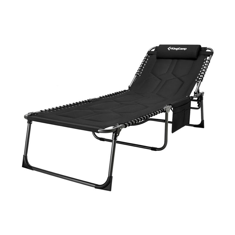Load image into Gallery viewer, KingCamp Oversize Padded Folding Chaise Lounge Chair