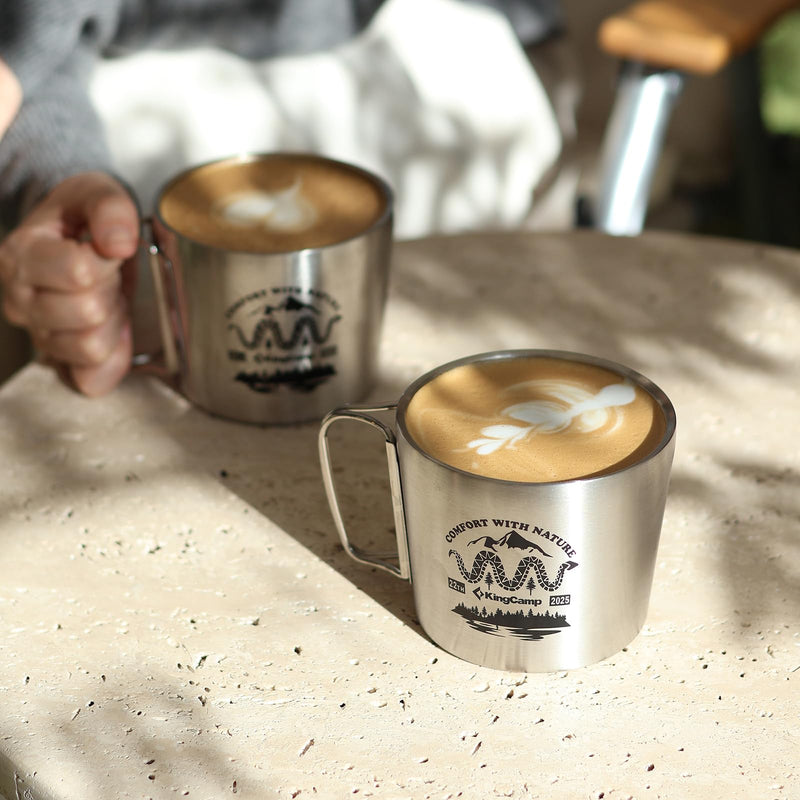 Load image into Gallery viewer, KingCamp 350ml Stainless Steel Cup with Lid_01