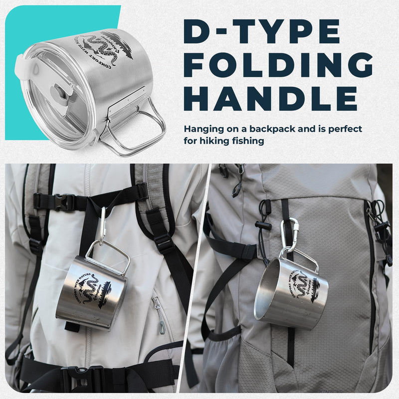 Load image into Gallery viewer, KingCamp 350ml Stainless Steel Cup with Lid_14