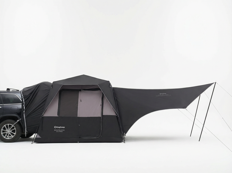 Load image into Gallery viewer, KingCamp BOUNDLESS X3 PRO Modular SUV Tent | 5-in-1 Expandable Car Camping Tent with Quick-Set Steel Frame, 5-6 Person Waterproof Shelter with Movie Screen for Overlanding & Family Camping