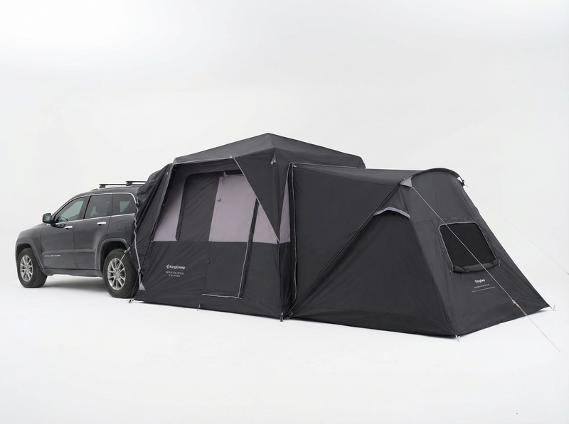 Load image into Gallery viewer, KingCamp BOUNDLESS X3 PRO Modular SUV Tent | 5-in-1 Expandable Car Camping Tent with Quick-Set Steel Frame, 5-6 Person Waterproof Shelter with Movie Screen for Overlanding & Family Camping