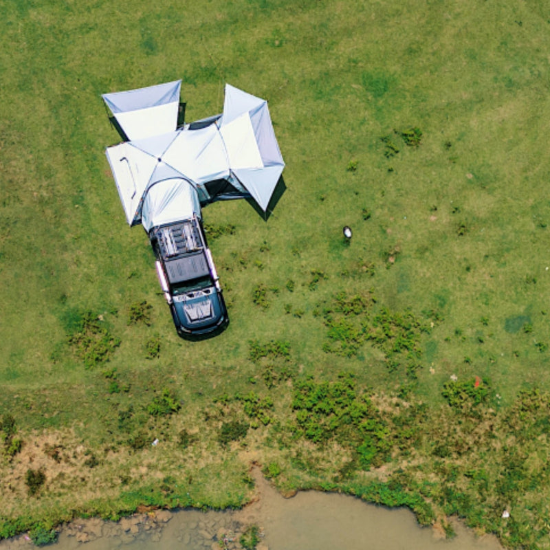 Load image into Gallery viewer, KingCamp BOUNDLESS X6 SUV Tent | 6-8 Person Waterproof Camping Tent with Vehicle Connection for Trucks, Jeeps, and SUVs