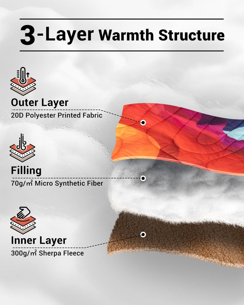 Load image into Gallery viewer, KingCamp Boho Printed Wearable Camping Blanket