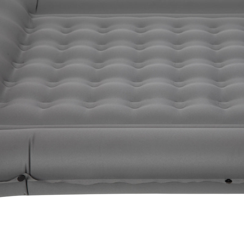 Load image into Gallery viewer, KingCamp DELUXE 12 Inflatable Sleeping Pad – Built‑In Foot Pump & Pillow, Lightweight Camping Mat Grey