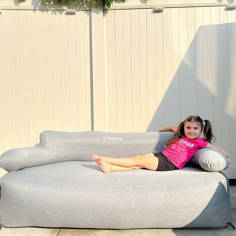 Load image into Gallery viewer, KingCamp Double Inflatable Sofa with Foot Pump