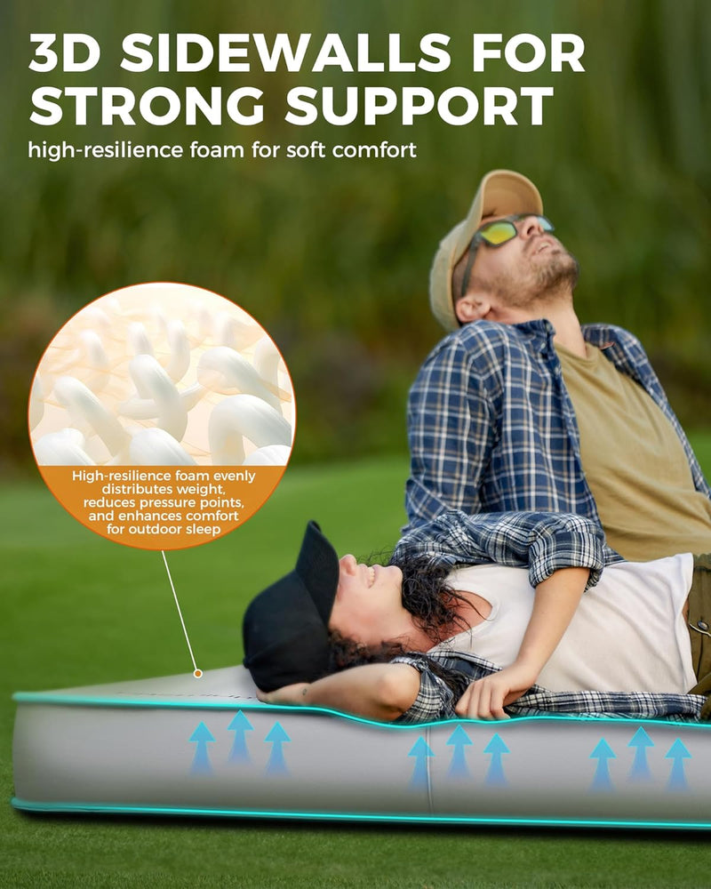 Laden Sie das Bild in Galerie -Viewer, KingCamp Double Self-inflateble Pad R Value 15.5