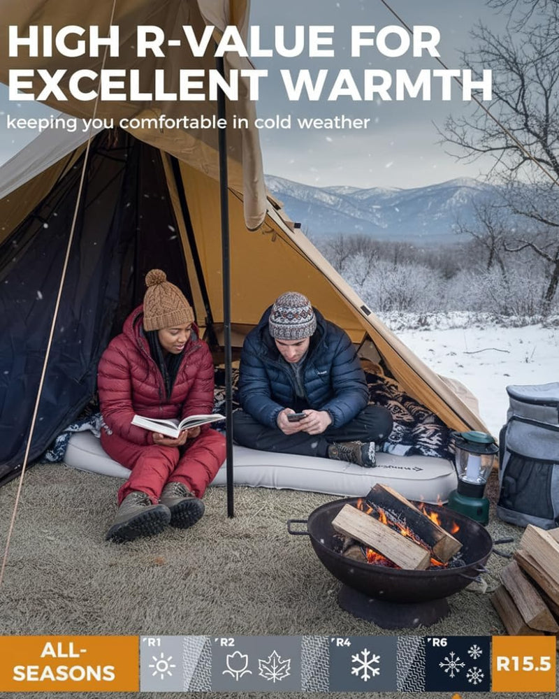 Laden Sie das Bild in Galerie -Viewer, KingCamp Double Self-inflateble Pad R Value 15.5