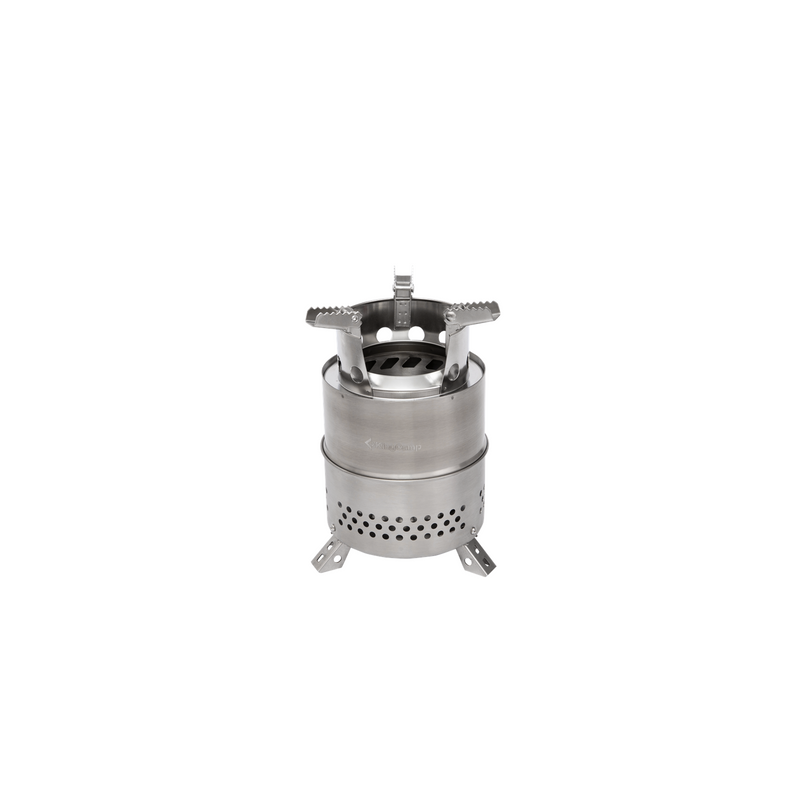 Laden Sie das Bild in Galerie -Viewer, KingCamp FIREWOOD S Mini Folding Wood Stove, Ultralight Stainless Steel Camp Stove for Solo Camping, Hiking & Outdoor Cooking