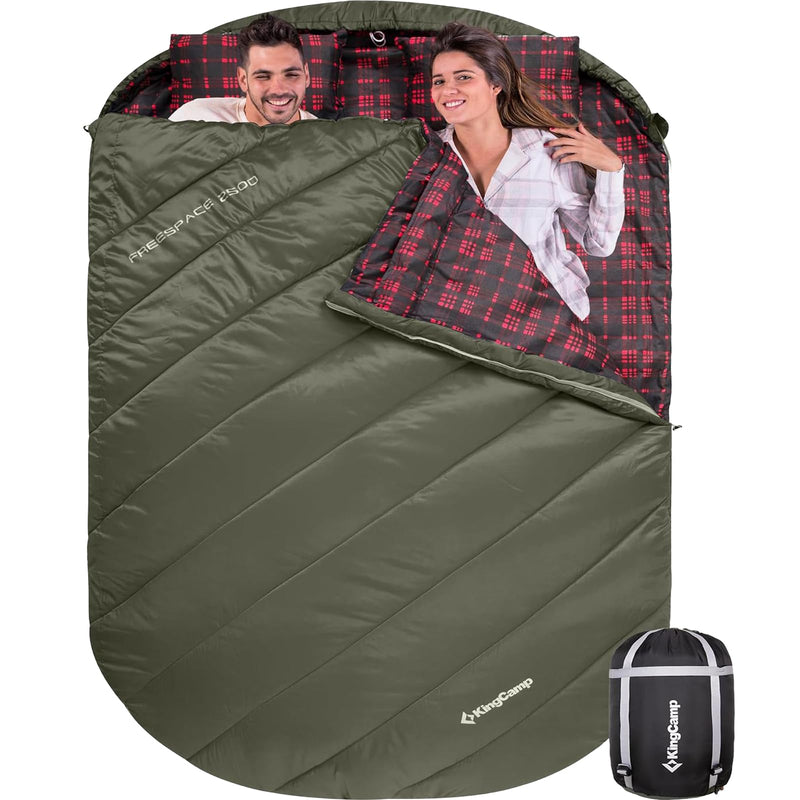 Load image into Gallery viewer, KingCamp FREESPACE 250D Double-Sized Sleeping Bag