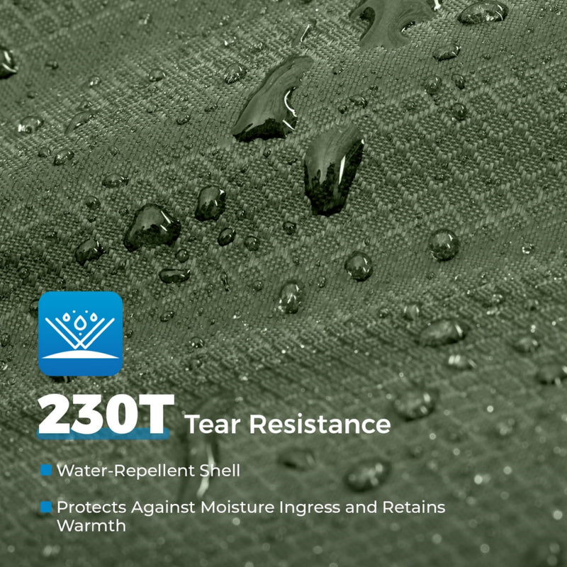 Load image into Gallery viewer, KingCamp FREESPACE Series Sleeping Bags – Roomy Single & Double Camping Bag Olive