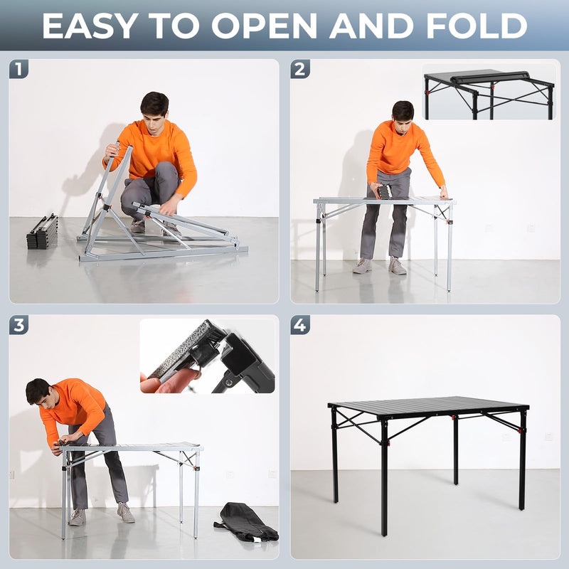 Load image into Gallery viewer, KingCamp Folding Outdoor Table Lightweight Aluminum Alloy Table