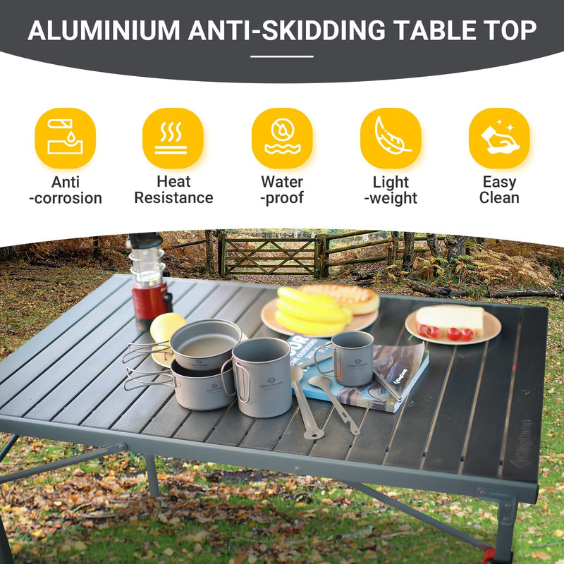 Load image into Gallery viewer, KingCamp Folding Outdoor Table Lightweight Aluminum Alloy Table