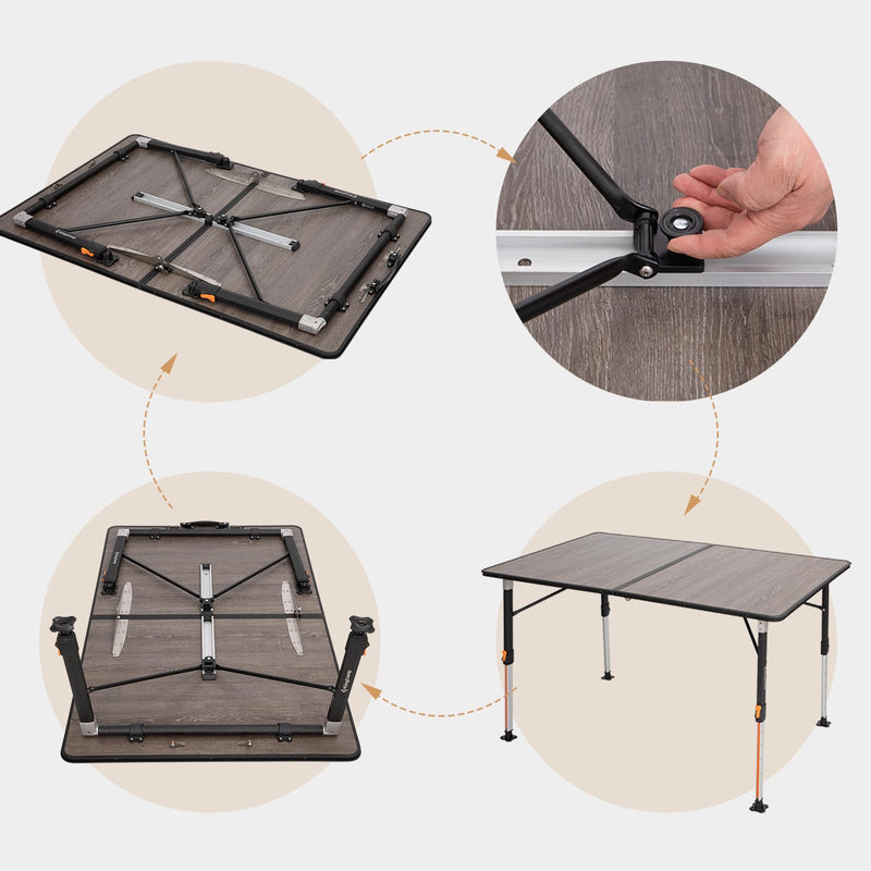 Load image into Gallery viewer, KingCamp GRANITE Folding Fiberglass Table_84