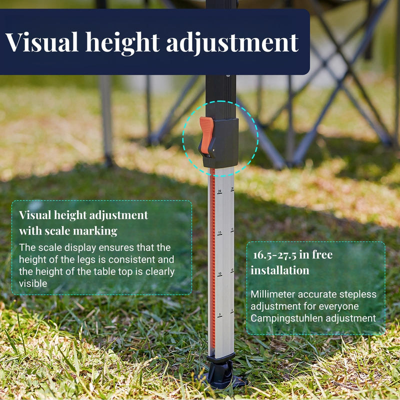 Load image into Gallery viewer, KingCamp_GRANITE_Folding_Fiberglass_Table_87