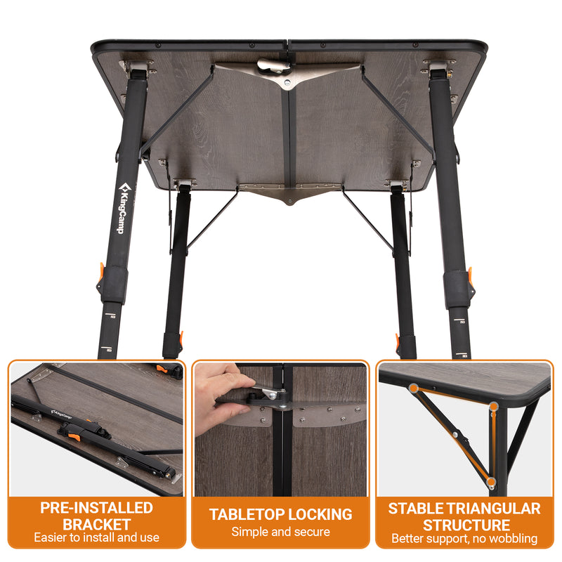 Load image into Gallery viewer, KingCamp GRANITE Folding Fiberglass Table_94
