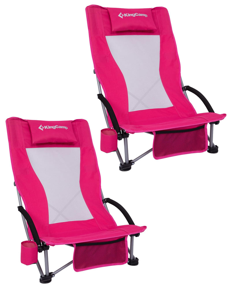 Load image into Gallery viewer, KingCamp Highback Beach Chair Set of 2
