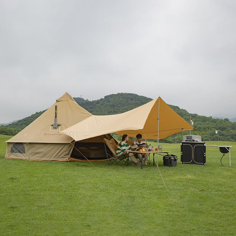 Load image into Gallery viewer, KingCamp KHAN 6 Person Camping Hot Tent 06