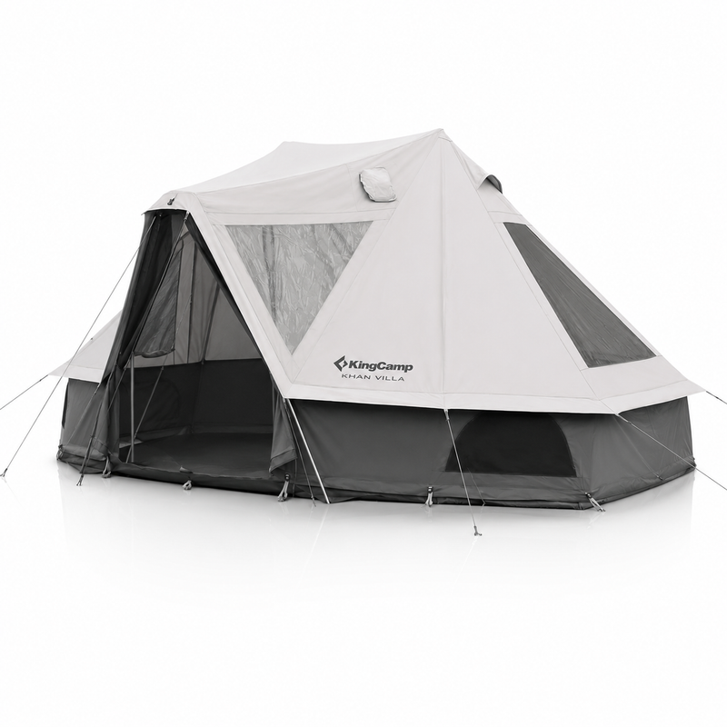 Load image into Gallery viewer, KingCamp KHAN VILLA 15FT Canvas Glamping Tent with Stove Jack
