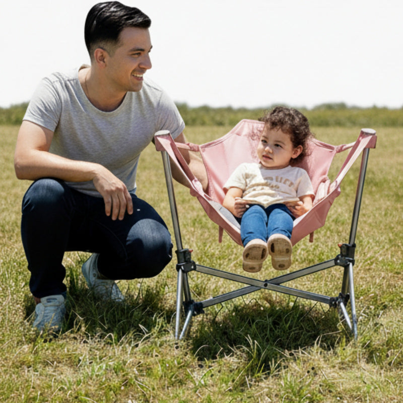 Load image into Gallery viewer, KingCamp Kids Hammock Chair with Stand – Adjustable Folding Chair for Outdoor & Indoor Use