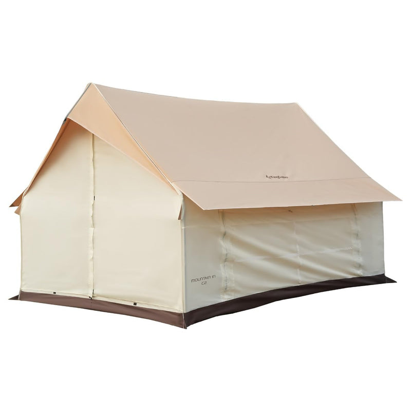 Load image into Gallery viewer, KingCamp MOUNTAIN IN C2 Canvas Cabin Tent 8' x 11' Khaki