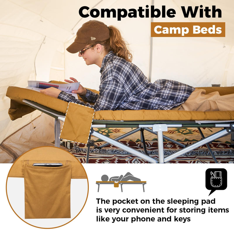 Load image into Gallery viewer, KingCamp Memory Foam Camping Mattress Camping Sleeping Pad_0GgMCP0L