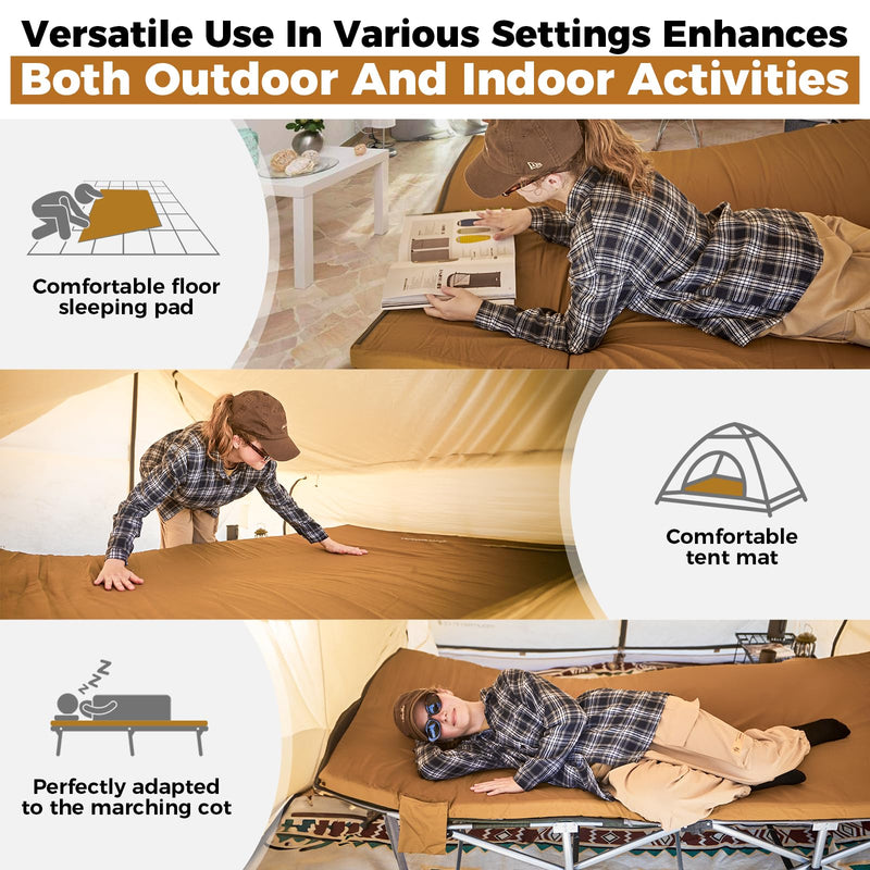 Load image into Gallery viewer, KingCamp Memory Foam Camping Mattress Camping Sleeping Pad_1HUOi
