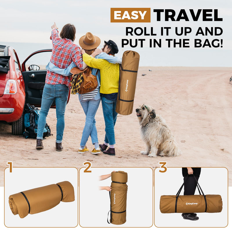 Load image into Gallery viewer, KingCamp Memory Foam Camping Mattress Camping Sleeping Pad_1HUOibllsL_NSL
