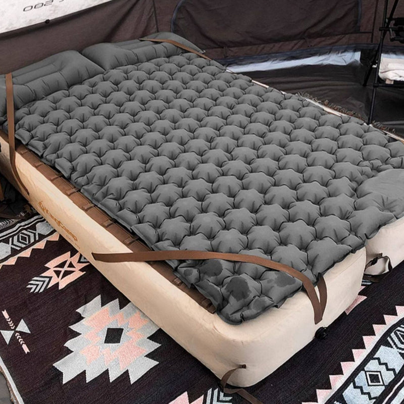 Load image into Gallery viewer, KingCamp OAK P10 Camping Air Bed 2-Pack + COMFORT DUO 9 Double Air Pad – Ultimate Multi-Room Camping Sleep System for Family & Groups