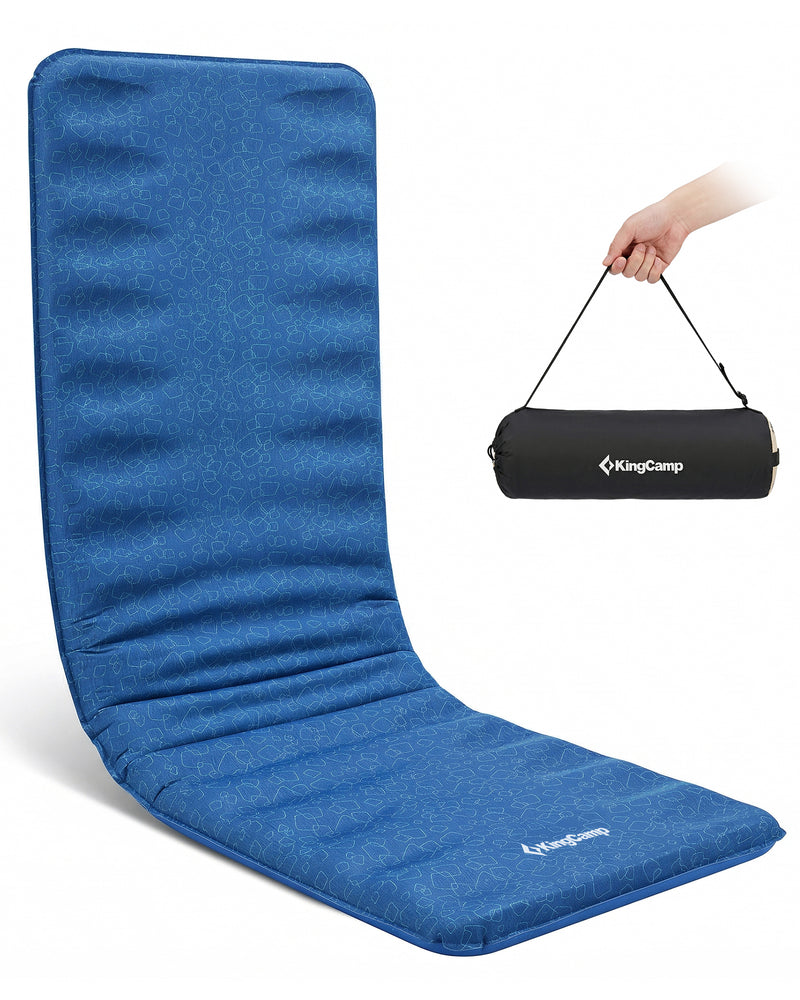 Load image into Gallery viewer, KingCamp PARADOX 5 Self-Inflating Sleeping Pad | R-Value 4.2, Rollover Prevention Camping Mattress with Butterfly Edge Cut, 2 in Thick PVC-Free Foam Pad for 4-Season Tent, Cot & Car Camping