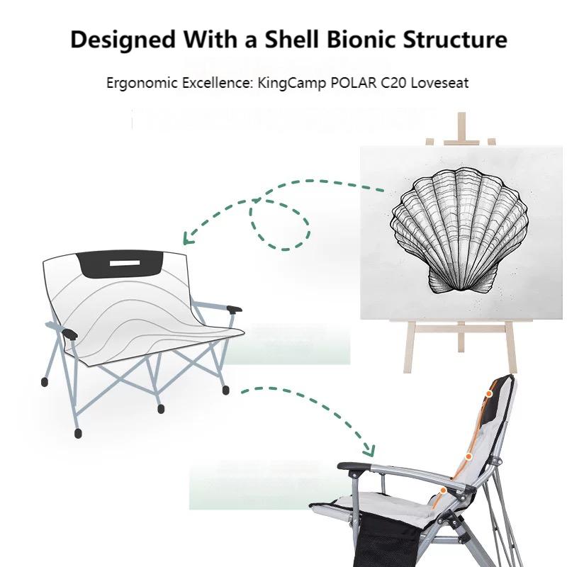 Load image into Gallery viewer, KingCamp POLAR C20 Loveseat