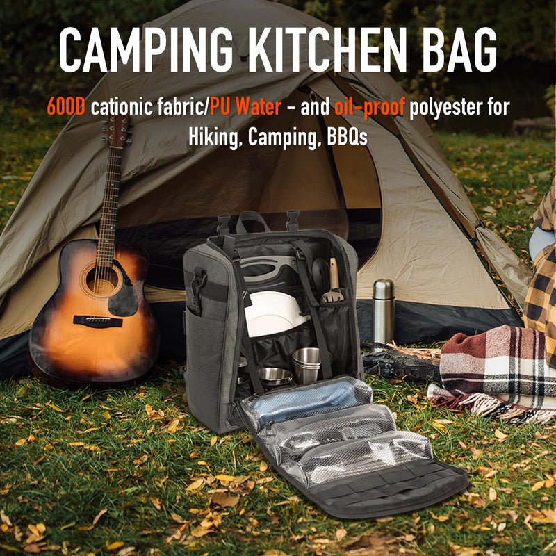 Load image into Gallery viewer, KingCamp Picnic Backpack Tactical Kitchen Storage Bag - 17Liters_05