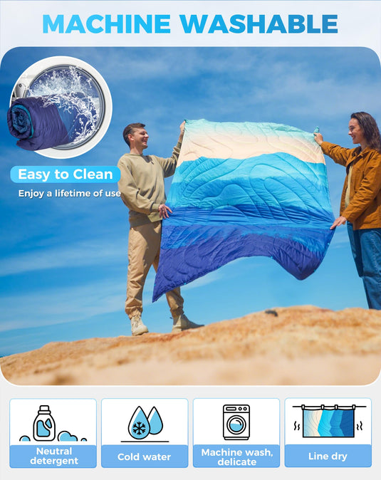 KingCamp SMART 150 XL Ultralight Camping Blanket Machine Washable