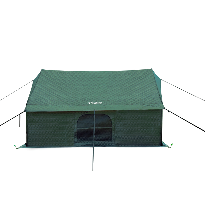 Load image into Gallery viewer, KingCamp SnowHouse 5 Insulated Hot Tent, 5-6 Person 4-Season Winter Camping Tent with Stove Jack, Removable Floor, Divider & Steel Frame