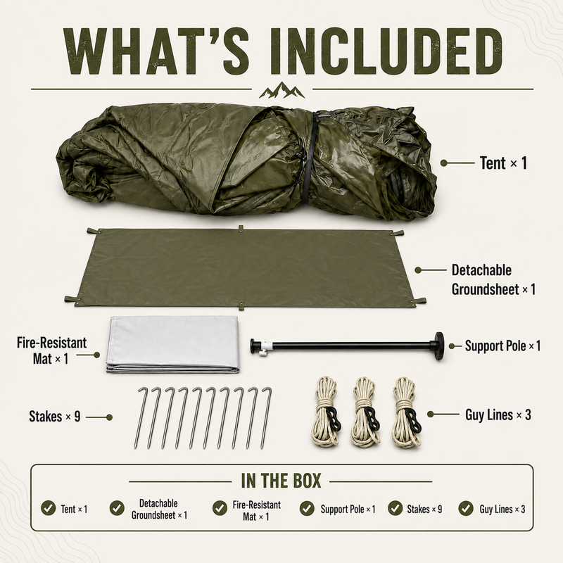 Laden Sie das Bild in Galerie -Viewer, KingCamp SnowHouse X2 Insulated Hot Tent, 4-Season Winter Camping Tent with Stove Jack, Quick Setup, TPU Windows & Snow Support Pole