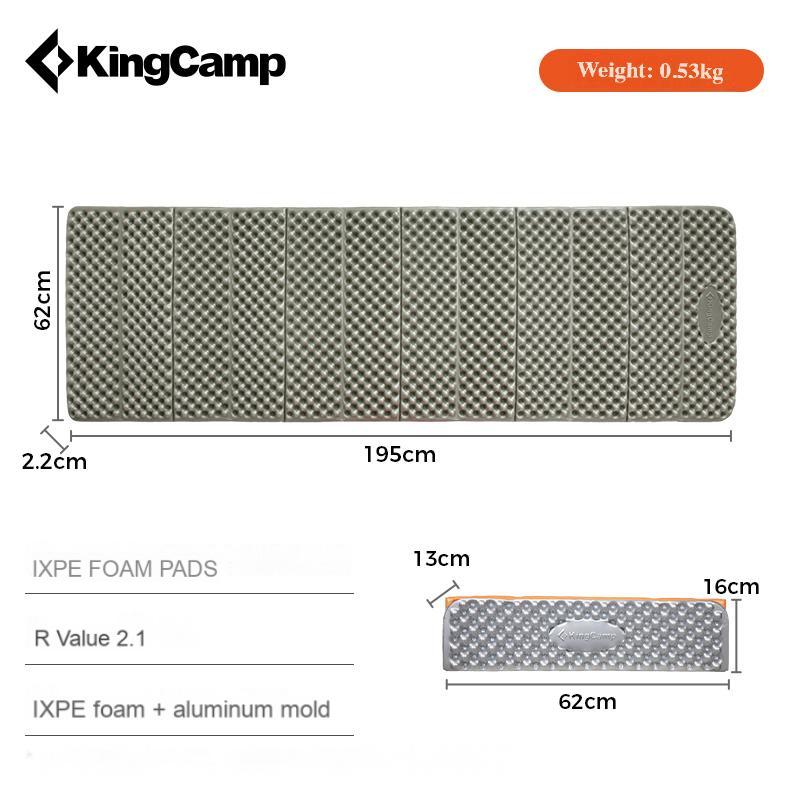 Load image into Gallery viewer, KingCamp Ultralight IXPE Foam Sleeping Pad Green
