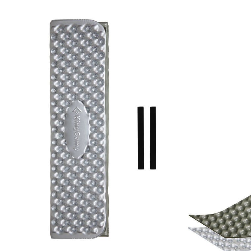 Load image into Gallery viewer, KingCamp Ultralight IXPE Foam Sleeping Pad Green Comfort Backpacking Moisture-Proof